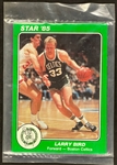 1984-85 Star Basketball Supers 5x7 Boston Celtics SEALED Set with Larry Bird on Top