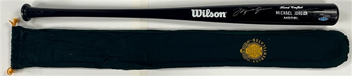 Michael Jordan Signed Upper Deck LE Wilson Jordan Model Baseball Bat (115/500) (UDA)