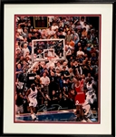 MIchael Jordan Signed 16x20 Photo of "The Shot" Upper Deck LE (48/123) (UDA)