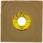 1955 Slim Rhodes SUN 225 45 RPM Single The House of Sin - MINT - Marion Keisker (Sun Records) FILE COPY