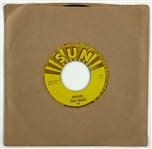 1957 Sonny Burgess SUN 263 45 RPM Single Restless - MINT - Marion Keisker (Sun Records) FILE COPY