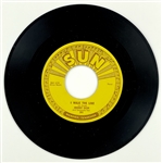 1956 Johnny Cash SUN 241 45 RPM Single I Walk the Line - MINT - Marion Keisker (Sun Records) FILE COPY