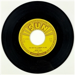 1958 Johnny Cash SUN 302 45 RPM Single The Ways of a Woman in Love - Near Mint+ - Marion Keisker (Sun Records) FILE COPY