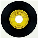1958 Johnny Cash SUN 302 45 RPM Single The Ways of a Woman in Love - Near Mint+ - Marion Keisker (Sun Records) FILE COPY