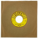 1958 Johnny Cash SUN 302 45 RPM Single The Ways of a Woman in Love - Near Mint+ - Marion Keisker (Sun Records) FILE COPY