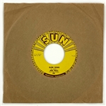 1956 Jackie Earls (Rockabilly Legend) SUN 240 45 RPM Single Slow Down / A Fool for Lovin' You -  MINT - Marion Keisker (Sun Records) FILE COPY