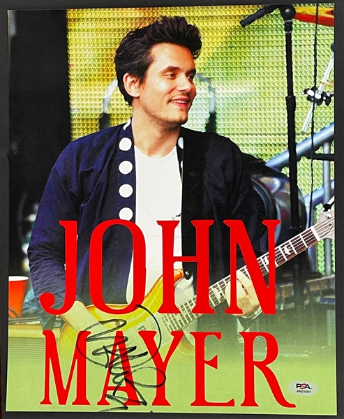 John Mayer Signed 11x14 Photo (PSA/DNA)