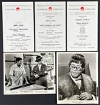 Jerry Lewis and Dean Martin Collection Including Film Preview Invitations (3), My Friend Irma Script and Early Promo Photos and Negative (4)