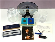 President Ronald Regan "Air Force One" Collection of Six Items Incl. Jellybean Jar!