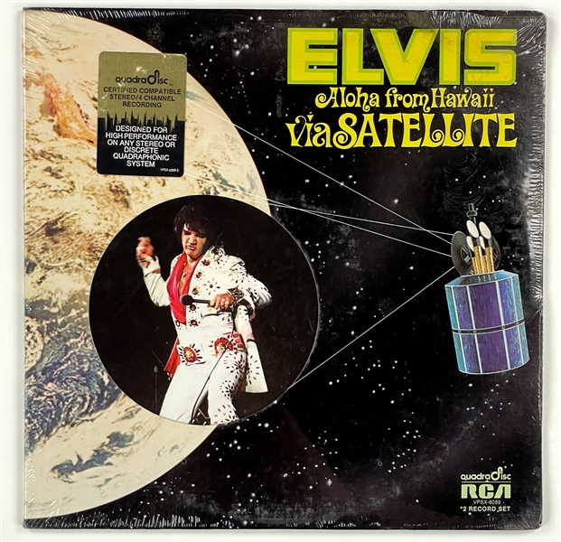 1973 SEALED <em>Aloha from Hawaii via Satellite</em> (VPSX-6089) Quadradisc LP - Elvis Presley