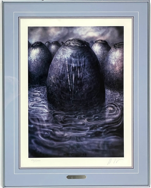 <em>Alien</em> "Alien Egg Version II" Limited Edition Litho (226/1000) Signed by Swiss Artist H. R. Giger 