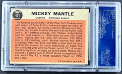 1962 Topps #471 Mickey Mantle All Star - PSA EX 5