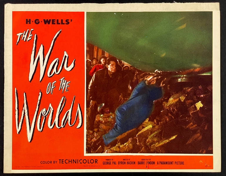 1953 <em>The War of the Worlds</em> Lobby Card #2 