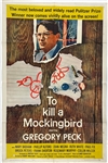 1963 <em>To Kill a Mockingbird</em> One Sheet Movie Poster - Gregory Peck