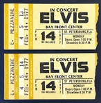 1977 Group of 18 35mm Color Slide Duplicates of Elvis Presley Performing in St. Petersburg, Florida