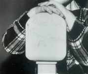 Ronnie Howard Signed Photo (Good Luck - Ronnie Howard - Opie) <em>Andy Griffith Show</em> Period Signature (Beckett)