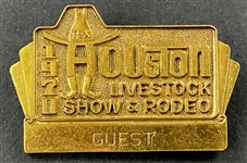 Elvis Presley "Houston Livestock Show and Rodeo" Archive with 1970 Badge and Photos (2)