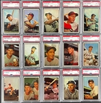 1953 Bowman Color PSA-Graded Complete Set (160) - Incl. #59 Mickey Mantle PSA EX 5 and 150 Cards PSA EX 5 or Better
