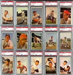 1953 Bowman Color PSA-Graded Complete Set (160) - Incl. #59 Mickey Mantle PSA EX 5 and 150 Cards PSA EX 5 or Better