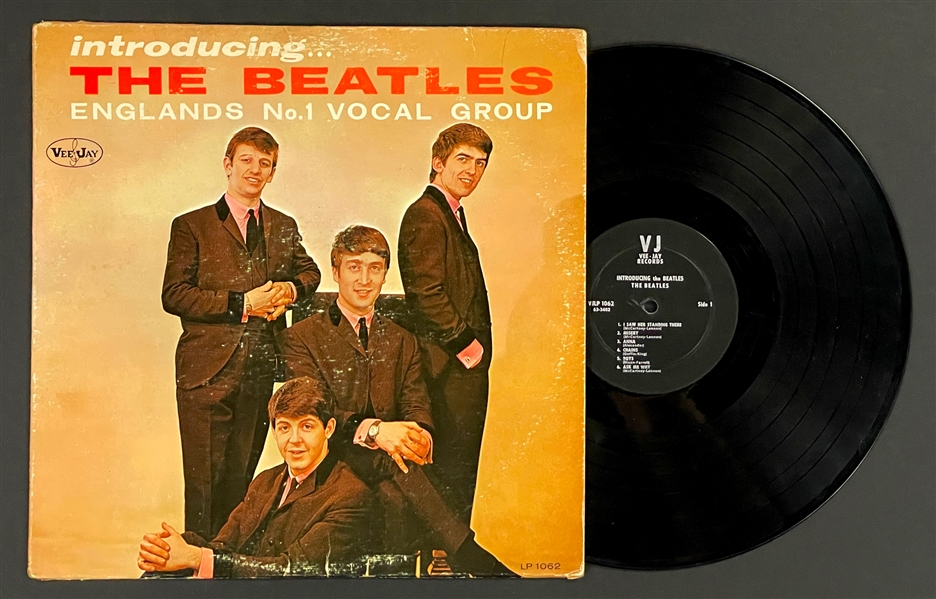 1964 <em>Introducing The Beatles</em> (Vee-Jay LP-1062, MONO) - Rare Pre-Capitol Records Beatles LP Release!