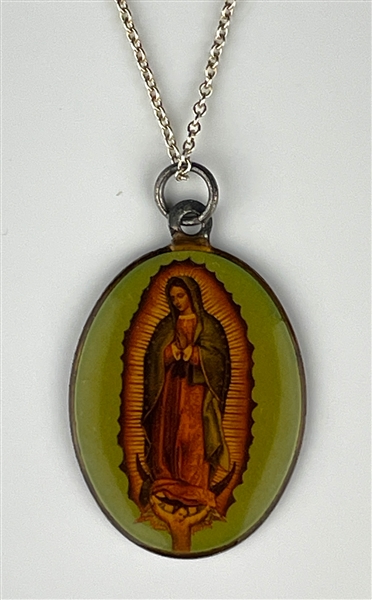 Elvis Presley Owned Blessed Virgin Mary Necklace