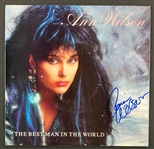 Ann Wilson (Heart) Signed The Best Man in the World Single (Beckett)