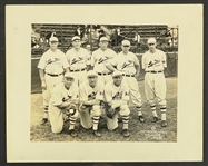 1930 St. Louis Cardinals World Series Pitching Staff Original News Service Photo Including Hallahan, Bell, Rehm, Lindsey, Haines, Grabowski, Johnson and Grimes