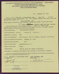 Peter Wolf Signed 1975 J. Geils Band Performance Contract for <em>The Midnight Special</em> (Beckett)
