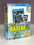 1987 Fleer Baseball Unopened Wax Box - 36 Packs (BBCE Encapsulated)