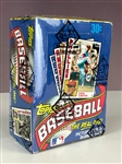 1984 Topps Baseball Unopened Wax Box - 36 Packs (BBCE Encapsulated)
