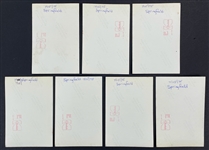 1975 Group of 7 Photographs of Elvis Presley Performing on July 15, 1975, in Springfield, Massachusetts