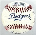 Los Angeles Dodgers Four Rookies of the Year Signed Baseball - Mondesi, Piazza, Karros and Nomo (Beckett Authentic)