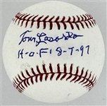 Tommy Lasorda Single Signed Baseball (HOF 8-7-97)  (Beckett Authentic)