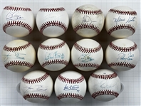 Cincinnati Reds Single Signed Baseballs (11) Including Ken Griffey, Jr. (Beckett Authentic)