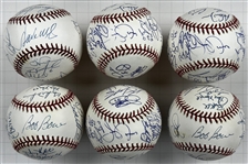2002-2007 Cincinnati Reds Team Signed Baseball (6)  (Beckett Authentic)