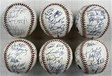 2002-2007 Cincinnati Reds Team Signed Baseball (6)  (Beckett Authentic)