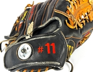Barry Larkin Game Used Wilson 1440 Model Glove Given to Juan Castro