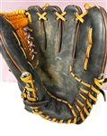 Barry Larkin Game Used Wilson 1440 Model Glove Given to Juan Castro