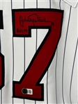 2005 Johan Santana Signed and Inscribed (ALCY 04)  Minnesota Twins Home Jersey (Beckett Authentic)