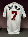 2005 Joe Mauer Signed Minnesota Twins Home Jersey (Beckett Authentic)