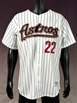 2005 Roger Clemens Signed Rocket Houston Astros Game Issued Home Jersey (Beckett Authentic)