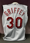 Ken Griffey Jr. Signed Cincinnati Reds Road Jersey (Beckett Authentic)