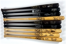 Cincinnati Reds Game Used Bat Collection (9) Incl. Dante Bichette and Adam Dunn  - Acquired by Teammate Juan Castro