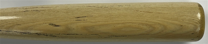 Hideo Nomo Signed (Japanese and English) 1998 Los Angeles Dodgers Wilson Game Used Bat (Beckett Authentic) Acquired by Teammate Juan Castro