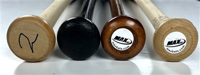 Baltimore Orioles Game Used Bat Collection (4) Incl. Melvin Mora (Beckett Authentic) Acquired by Teammate Juan Castro