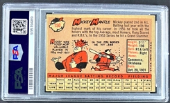 1958 Topps #150 Mickey Mantle  - PSA VG-EX 4