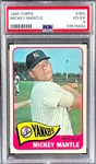1965 Topps #350 Mickey Mantle  - PSA VG-EX 4