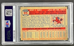 1957 Topps #95 Mickey Mantle - PSA EX 5
