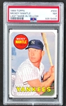 1969 Topps #500 Mickey Mantle Last Name in Yellow - PSA NM 7