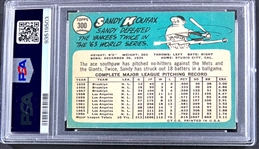  1965 Topps #300 Sandy Koufax - PSA EX-MT 6